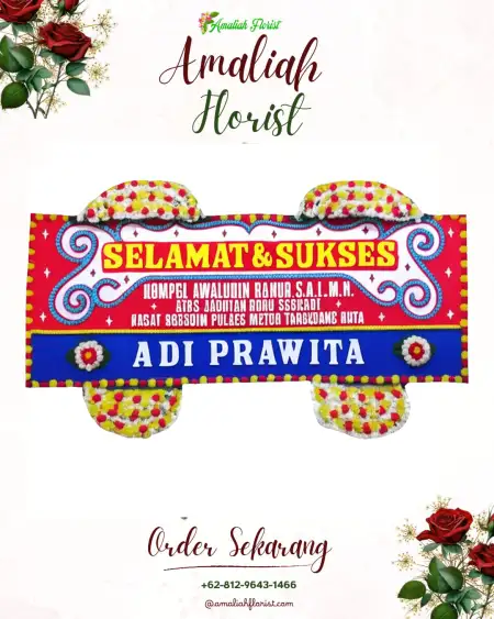 Papan Bunga Ucapan Selamat Setiawaras